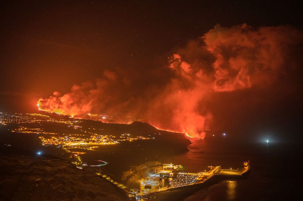 el volcan y la colada saul santos